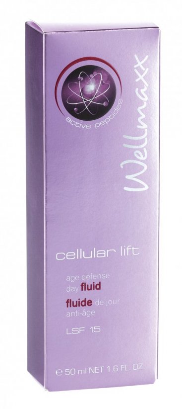 Wellmaxx Cellular Lift Fluid SPF 15 Ochranný Denný Anti-Aging Krém 50 ml