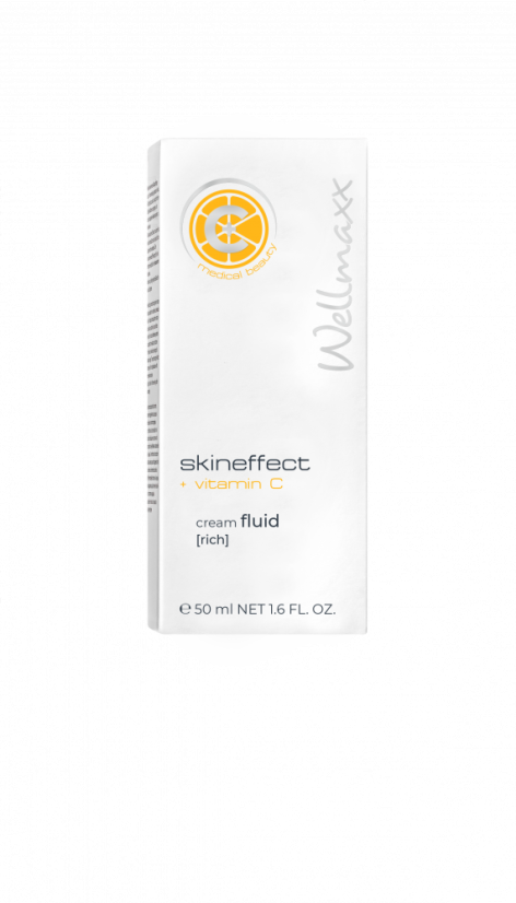 Wellmaxx Skineffect + vitamín C cream fluid RICH 50ml