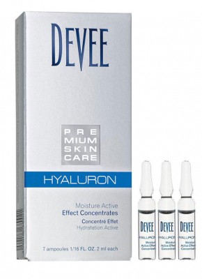 DEVEE Hyaluron Efekt ampulky pre okamžitý účinok 7 x 2 ml