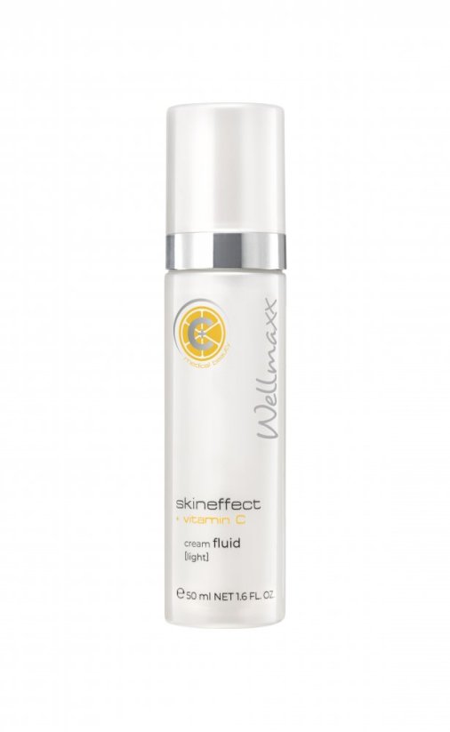 Wellmaxx Skineffect + vitamín C cream fluid LIGHT 50ml