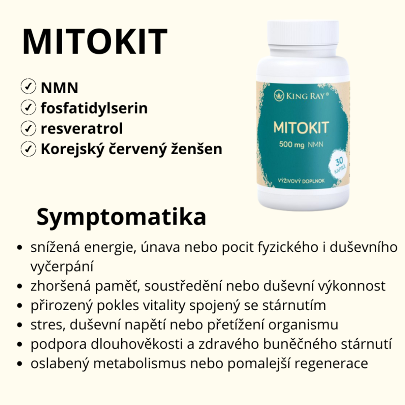 MITOKIT - top doplněk proti stárnutí buněk na 30 dní