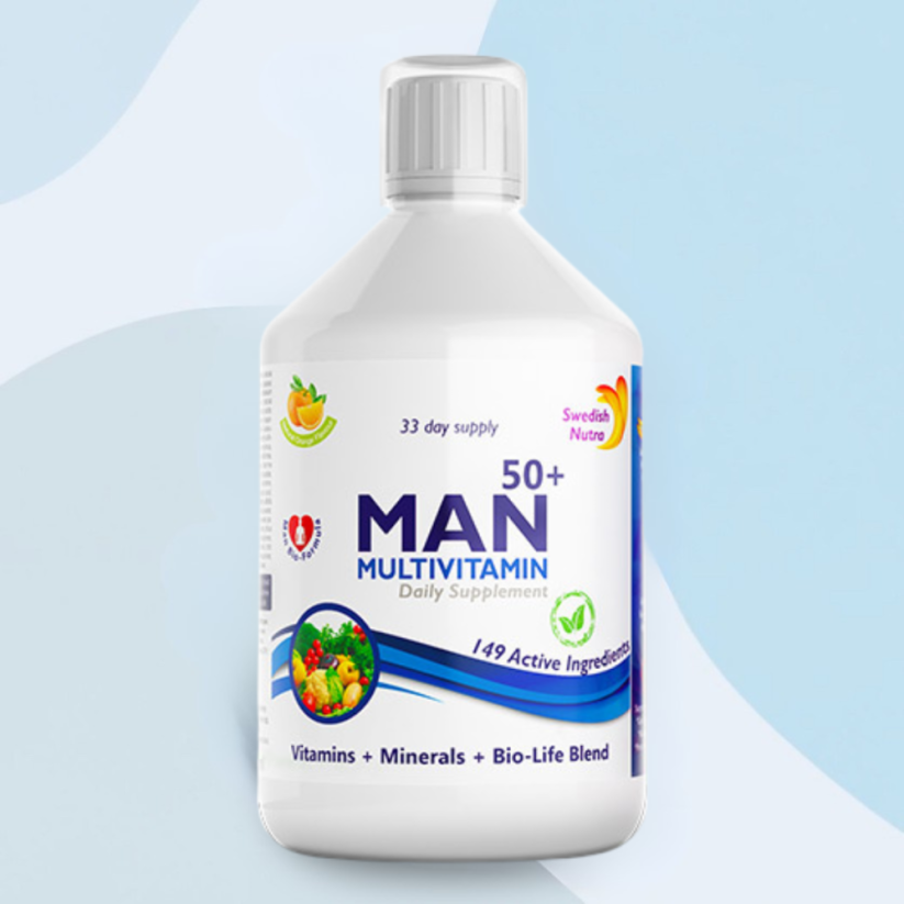 Swedish Nutra Multivitamin pro muže MAN 50+ 500ml
