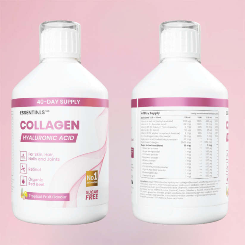 Swedish Essentials Collagen + hyaluronic acid 500ml