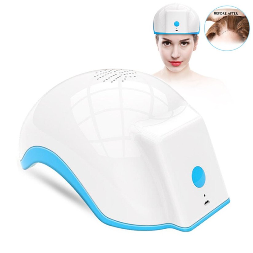 LED helma na podporu růstu vlasů