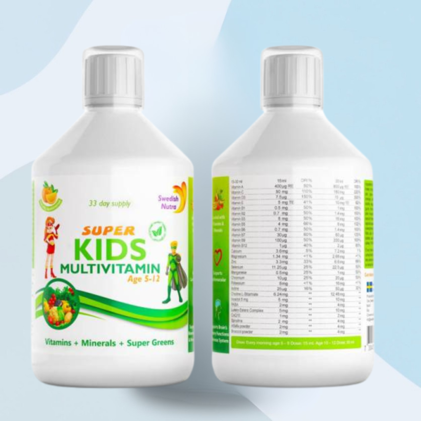 Swedish Nutra  Multivitamin pro děti Super Kids 500ml