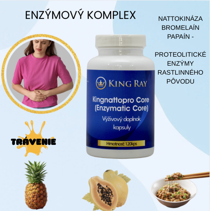 Natto Pro Core 120kps - enzymy - trávení