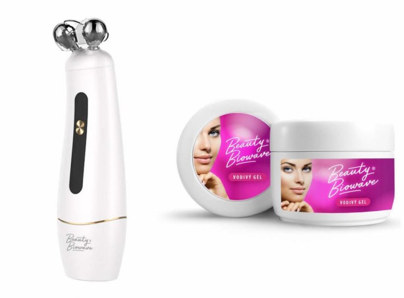 BeautyBiowave Žehlička na pleť  + roller EXCLUSIVE