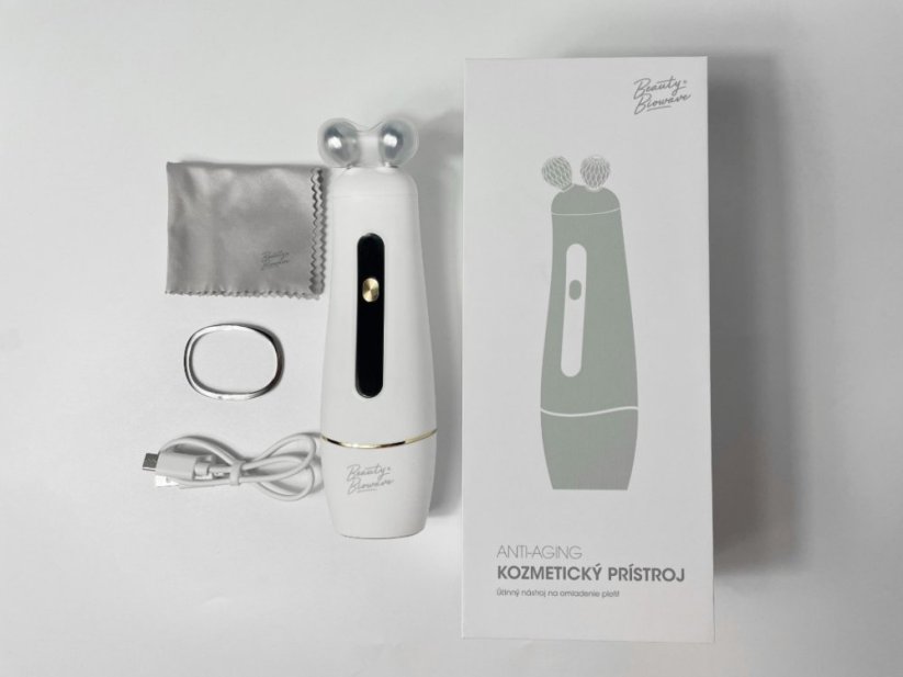 BeautyBiowave Žehlička na pleť  + roller EXCLUSIVE