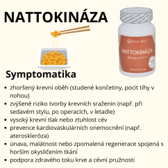 Nattokináza Kingray 300mg x 100kps (anti-trombotický účinek)