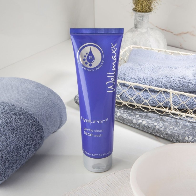 Wellmaxx Hyaluron5 gentle clean face wash čisticí emulze 150ml