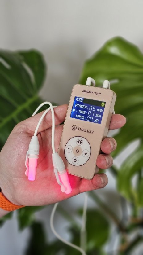 Kingray Light s 2 červenými laserovými káblikmi