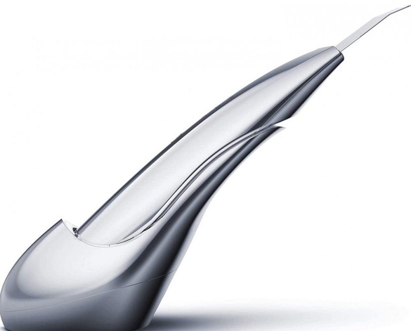 BeautyBiowave celotelovo kovová sonická špachtľa SILVER