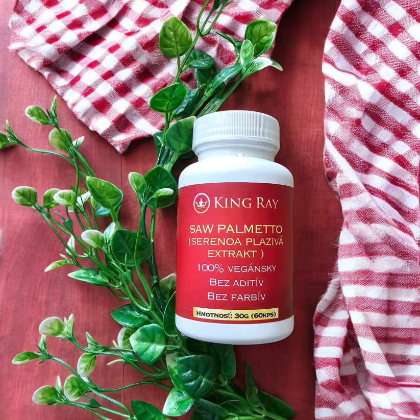 SAW PALMETTO serenoa plazivá 1000mg/2kps, 60kps - rostlinný extrakt pro nutriční podporu prostaty a hormonální rovnováhy