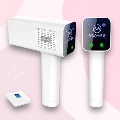 IPL epilator 350 000 (dvojité chladenie a 2 okná rozdielnych rozmerov)