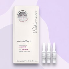 Wellmaxx Skineffect super hyaluron koncentrát 4xkyselina hyaluronová 7x2ml