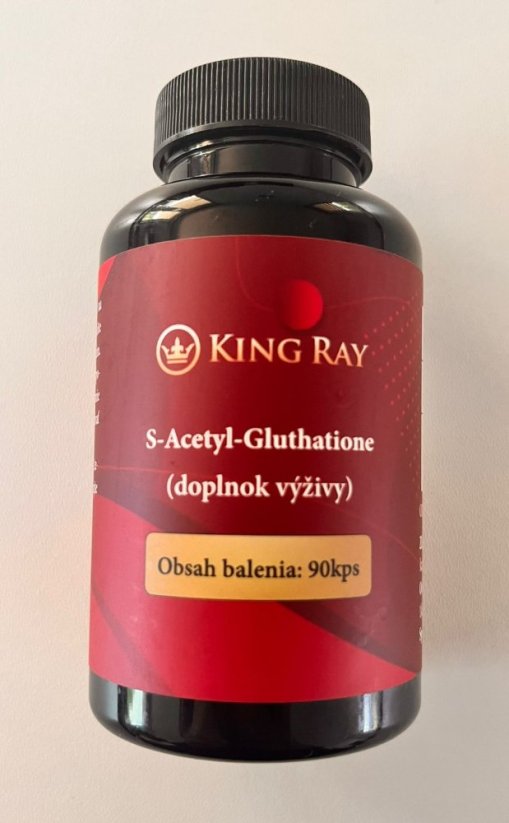 S Acetyl L Glutathione, SAG, 100 mg, 90 kapsúl - bunková výživa a anti-aging pre žiaruvú pleť - mimoriadna ponuka s produktom zľava 60%