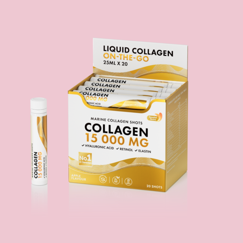 Swedish Gold Collagen 15,000mg bez cukru 25ml x 20ks