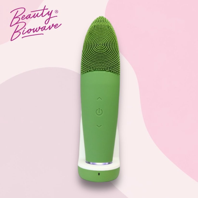 Beauty Biowave Sonický čistící kartáček s vyhříváním, se stojanem SON-TERM
