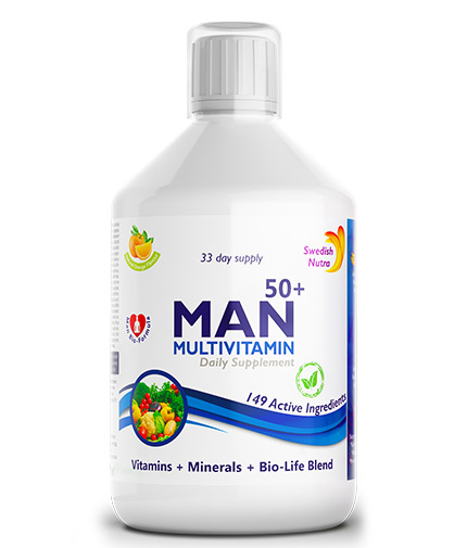 Swedish Nutra Multivitamin pro muže MAN 50+ 500ml