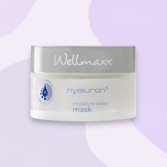 Wellmaxx Hyaluron5 moisture sleep mask zlvhčujúca nočná maska 75ml