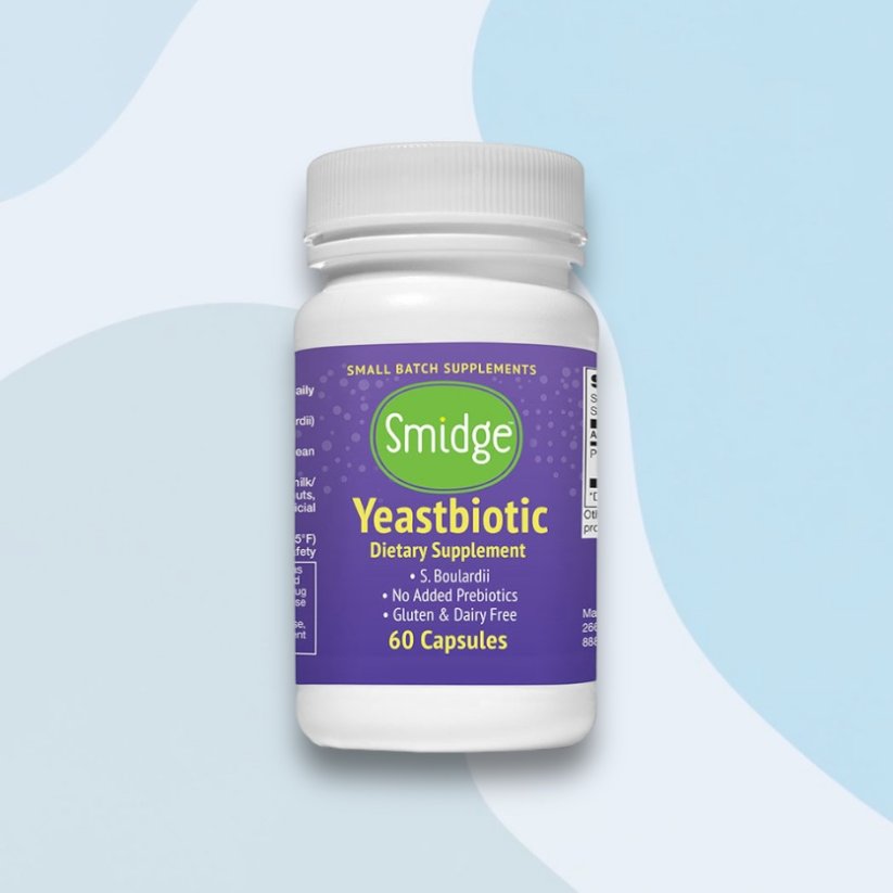 Smidge Yeastbiotic Probiotikum odolné vůči antibiotikům 60kps