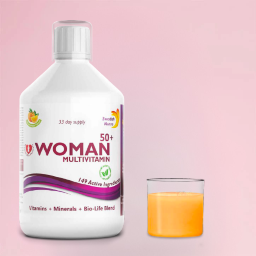 Swedish Nutra Multivitamin pro ženy WOMAN 50+ 500ml