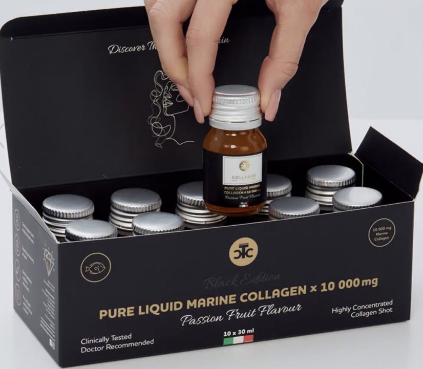 Taliansky kolagén s vitamínmi (COLLAGEN 10000mg) passion fruit príchuť 10x30ml