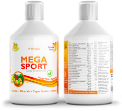 Swedish Nutra Mega Sport 500 ml (doplněk stravy pro sportovce)