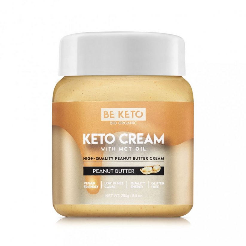 KETO CREAM™ s MCT (více druhů) - cream: Bílá čokoláda a maliny