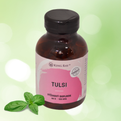 Organická Tulsi (bazalka posvátná) 120kps x 450mg