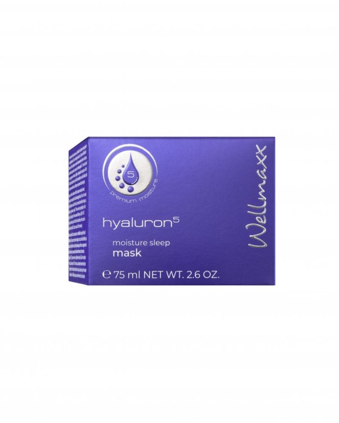 Wellmaxx Hyaluron5 moisture sleep mask zlvhčujúca nočná maska 75ml