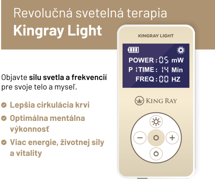 Kingray Light se 2 kablíky - Kingray Light: Nabíjačka bez káblika