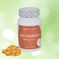 Nattokináza Kingray 300mg x 100kps (anti-trombotický účinek)