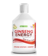Swedish Nutra Ženšen + Zázvor GINSENG ENERGY 500 ml (energie, vitalita)