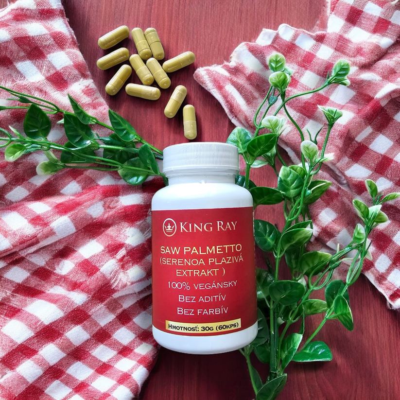 SAW PALMETTO serenoa plazivá 1000mg/2kps, 60kps - rostlinný extrakt pro nutriční podporu prostaty a hormonální rovnováhy