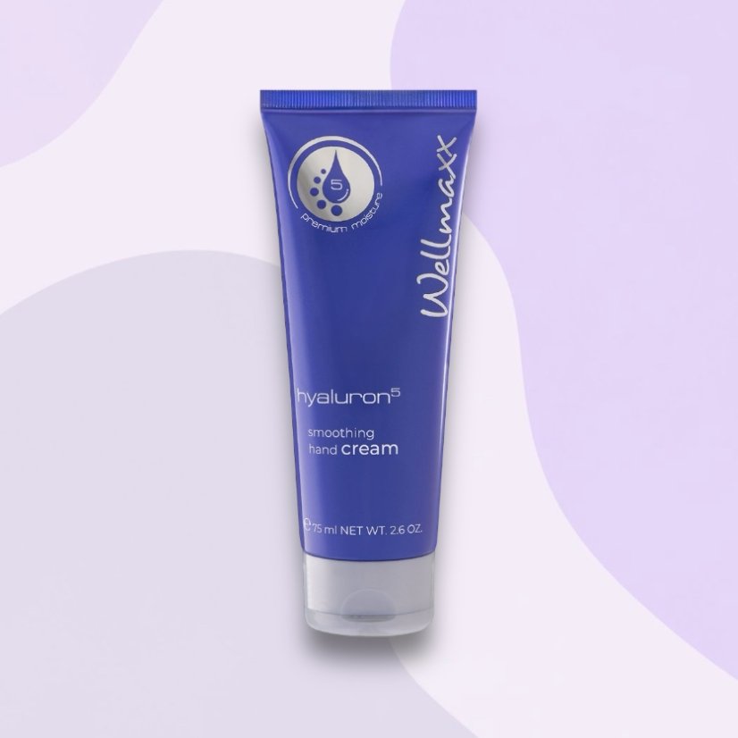 Wellmaxx Hyaluron5 smoothing hand cream krém na ruce 75ml
