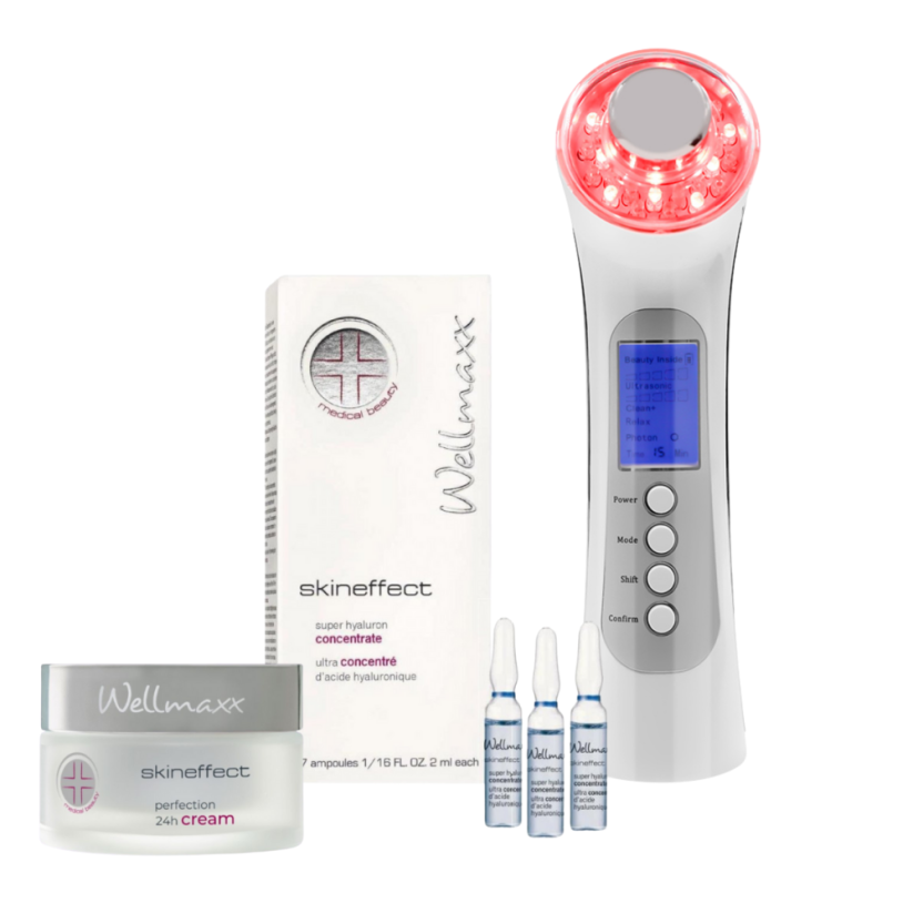 Vianočný balíček kozmetického prístroja a kozmetiky 40+