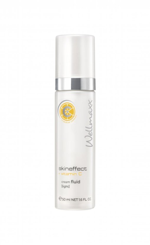 Wellmaxx Skineffect + vitamín C cream fluid LIGHT 50ml