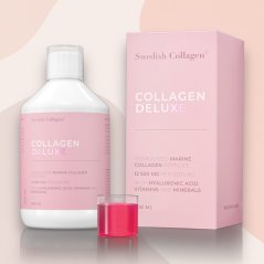 Swedish Collagen Deluxe 12500mg rybí kolagén s vitamínmi 500ml (proti-vrásková kúra na 20 dní)