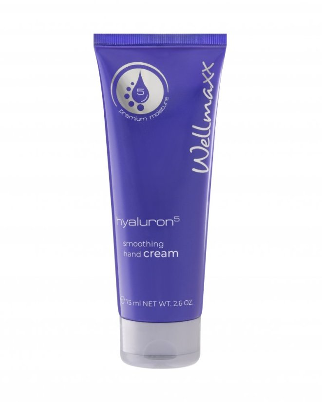 Wellmaxx Hyaluron5 smoothing hand cream krém na ruce 75ml
