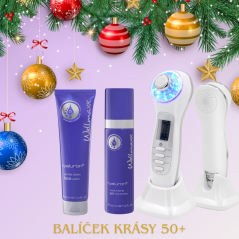 Vianočný balíček kozmetického prístroja a kozmetiky 50+