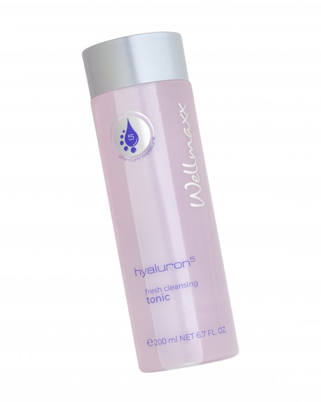 Wellmaxx Hyaluron5 fresh cleansing tonic čistiace tonikum 200ml