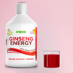 Swedish Nutra Ženšen + Zázvor GINSENG ENERGY 500 ml (energie, vitalita)