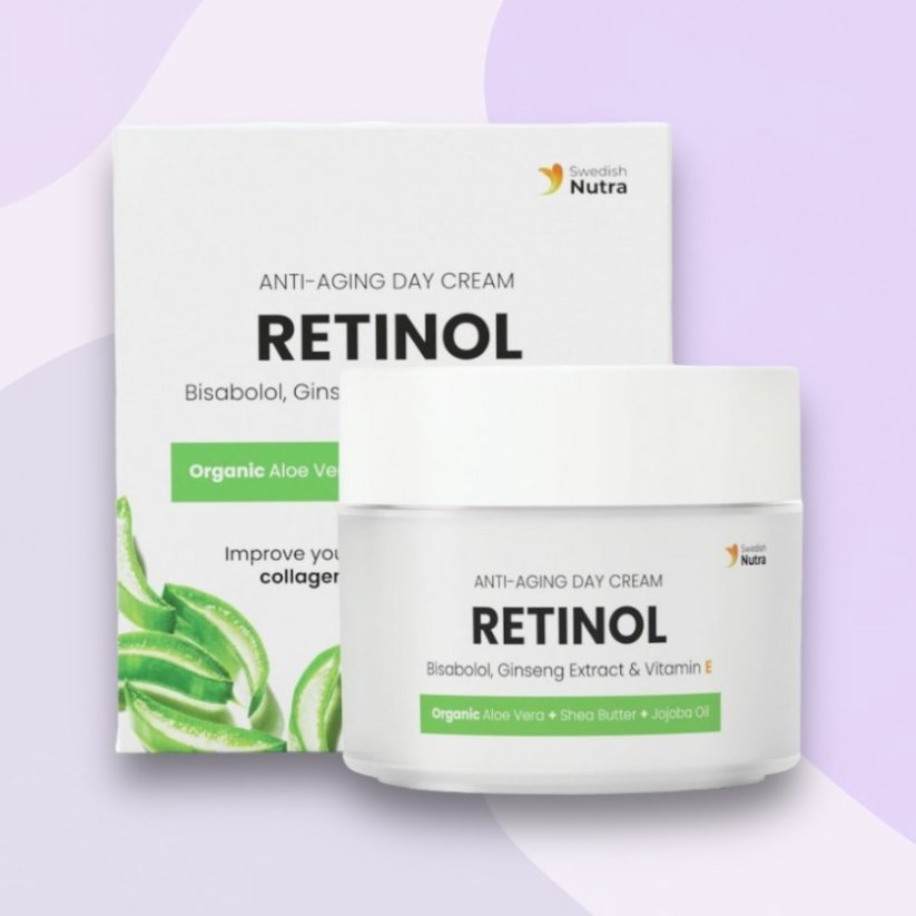 Anti-aging Retinol denní krém s veganským kolagenem 50ml