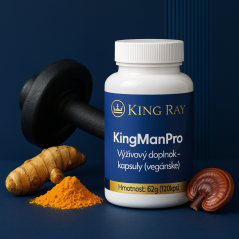 MAN PRO 120kps pro muže - Komplex antioxidantů, hub a rostlinných extraktů pro výživu a vitalitu mužského organizmu