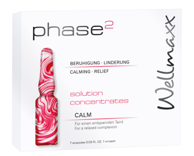 Wellmaxx Phase 2 - CALM koncentrát pre upokojenie a relaxáciu pleti 7 x 1ml