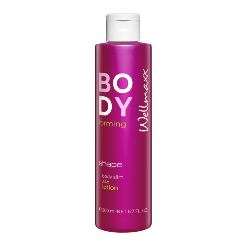Wellmaxx Shape body slim lotion 24 hod - telové mlieko na tvarovanie postavy