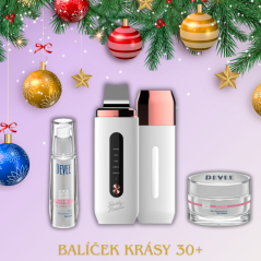 Vianočný balíček kozmetického prístroja a kozmetiky 30+
