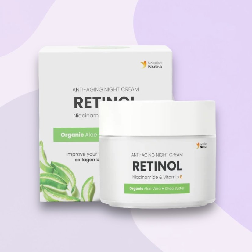Anti-aging Retinol nočný krém s vegánskym kolagénom 50ml