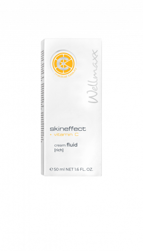 Wellmaxx Skineffect + vitamín C cream fluid RICH 50ml